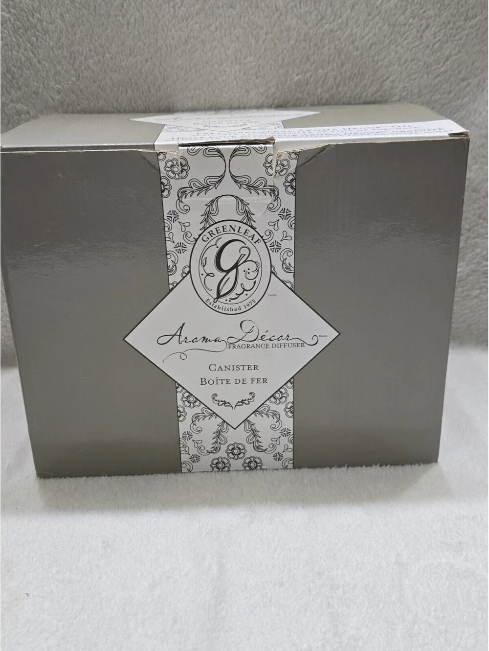 Aroma Decor Fragrance Diffuser Canister By GreenLeaf 8”